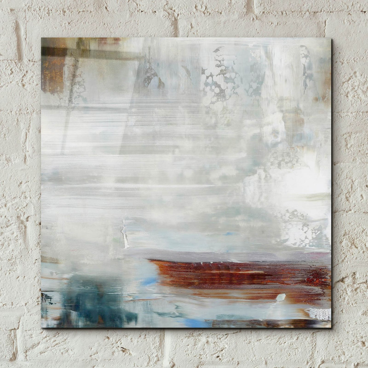 The City Of Fog And Sea by Aondrea H. Maynard - 12x12 acrylic wall art in a room