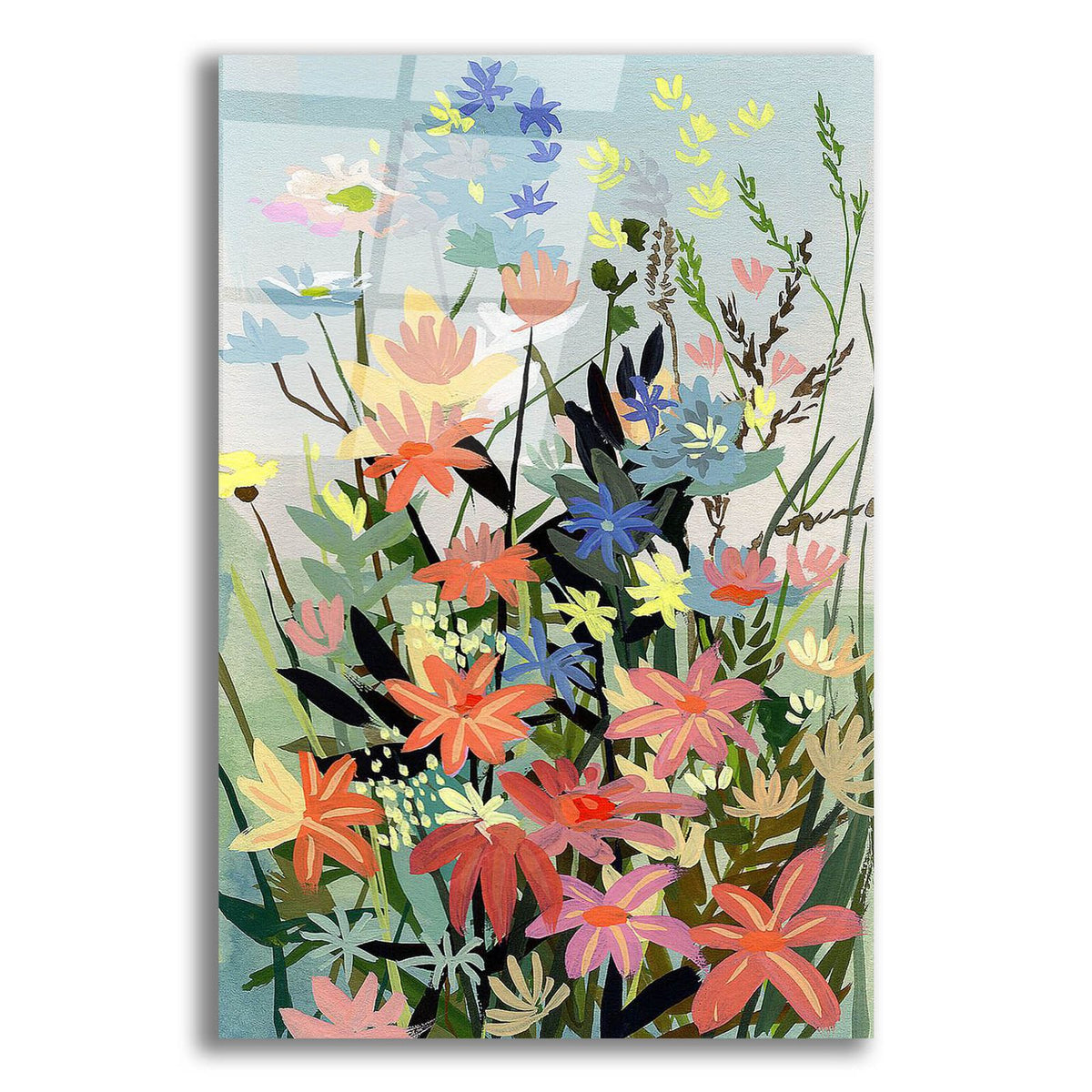 Pastel Wildflowers by Brook Page acrylic glass wall art