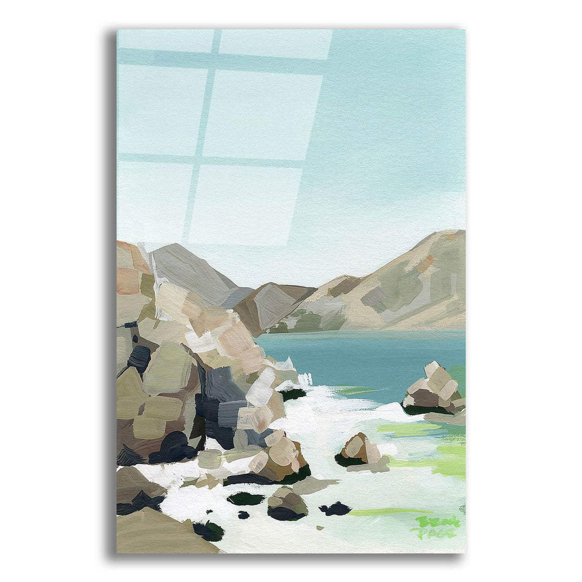 Rocky Coast by Brook Page acrylic glass wall art