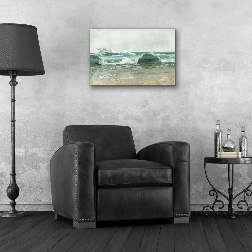 Waves Series No. 2 by Brook Page - 24x16 acrylic wall art in a room