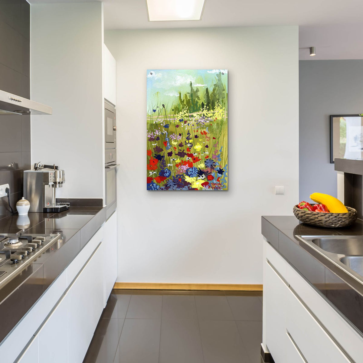 Wildflower Meadow by Brook Page - 24x36 acrylic wall art in a room