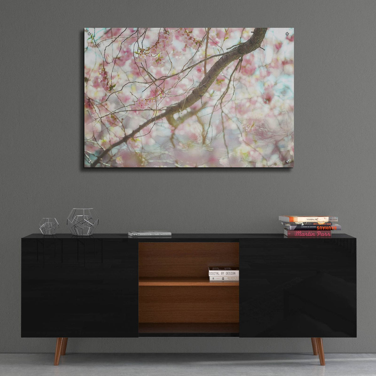Branch Blossoms by Carrie Ann Grippo-Pike - 36x24 acrylic wall art in a room