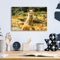 Sleepy Fall Fox by Carrie Ann Grippo-Pike - 16x12 acrylic wall art in a room
