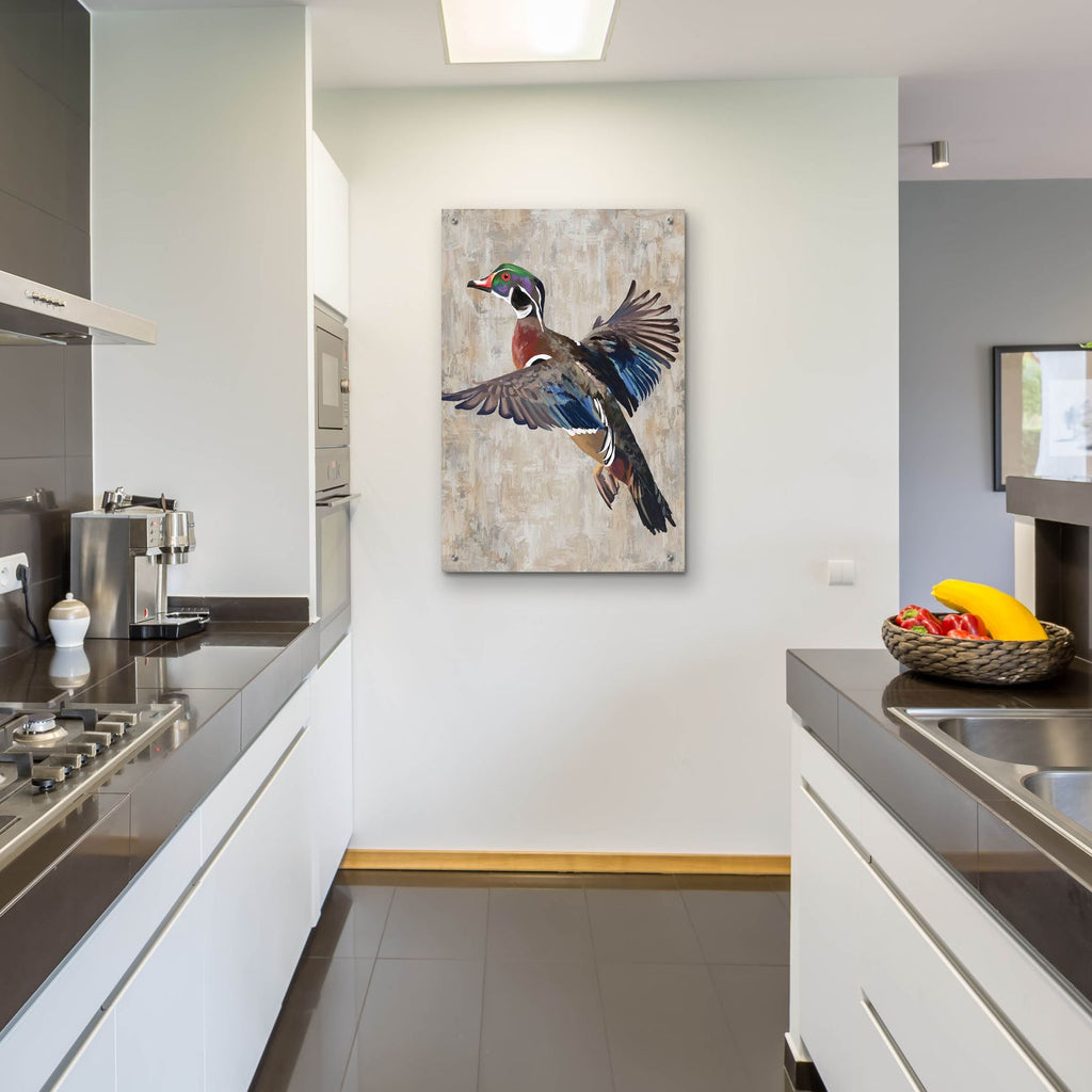 Wood Duck by Cat Thurman Designs - 24x36 acrylic wall art in a room