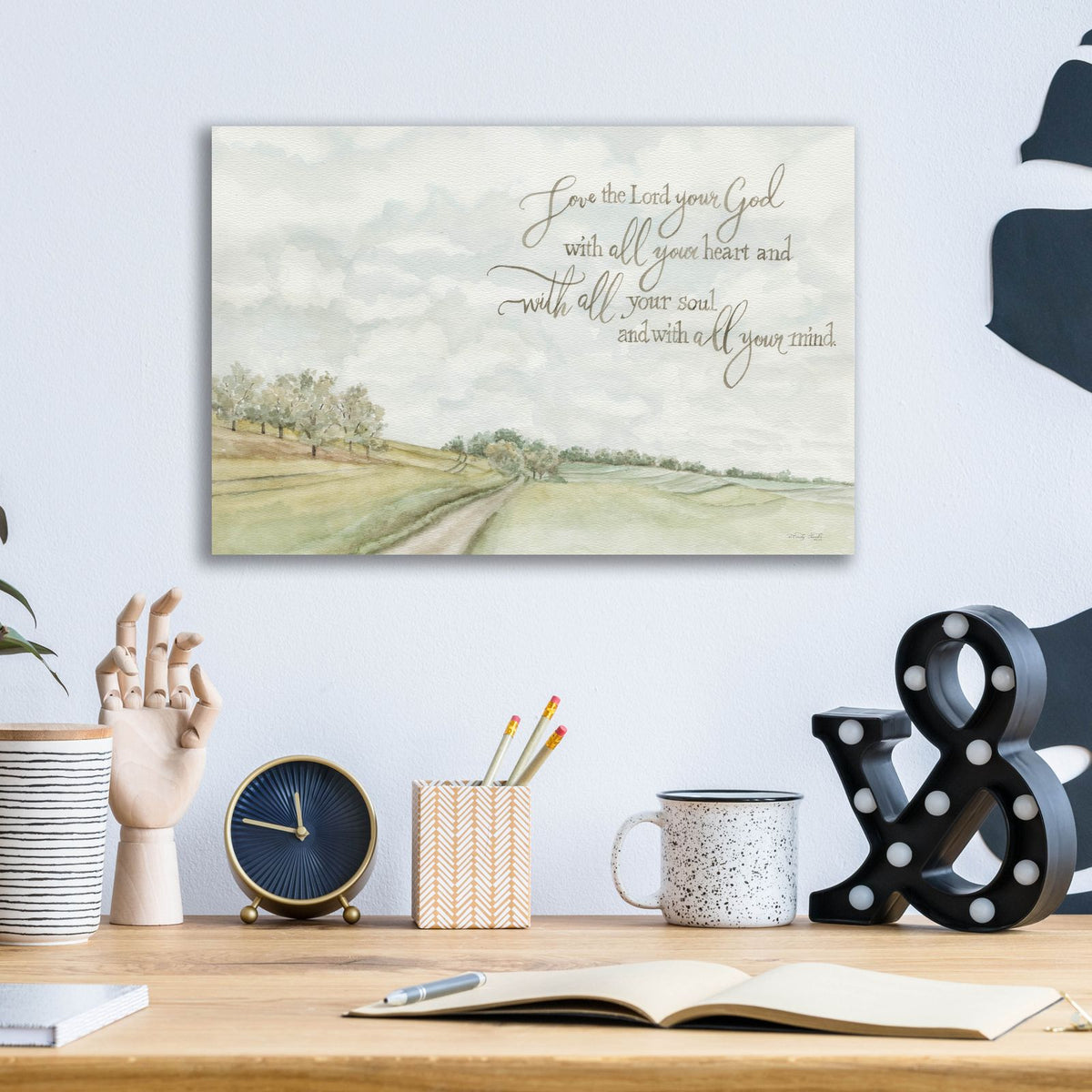Love The Lord by Cindy Jacobs - 16x12 acrylic wall art in a room