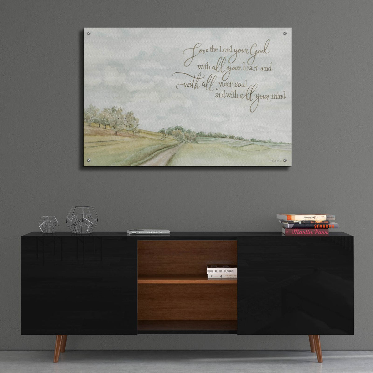 Love The Lord by Cindy Jacobs - 36x24 acrylic wall art in a room