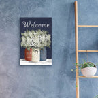 Welcome Red, White & Blue Jar Trio by Cindy Jacobs - 16x24 acrylic wall art in a room