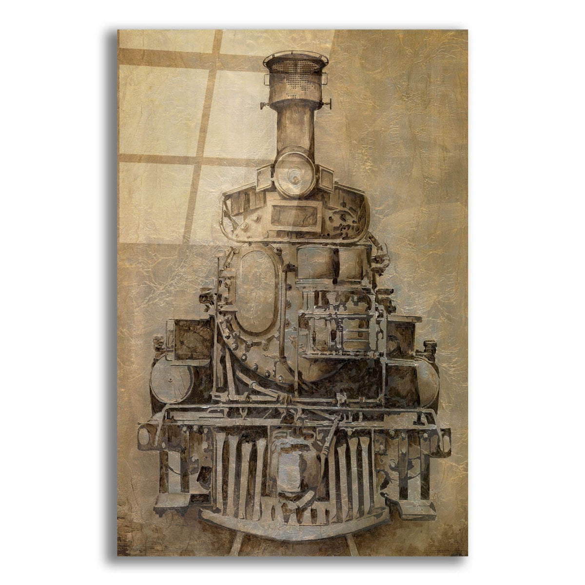 Locomotive by Cloverfield & Co. acrylic glass wall art