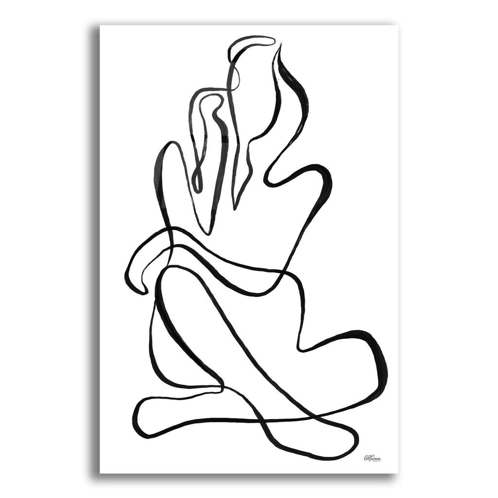 Sitting Woman by Cat Thurman Designs acrylic glass wall art