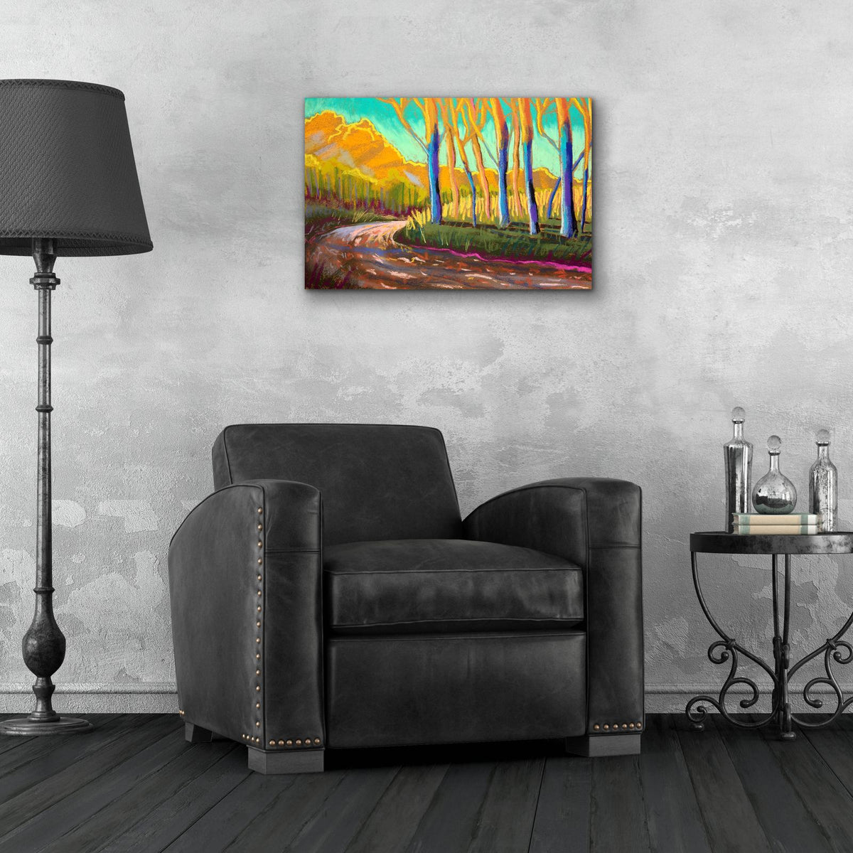 Around The Bend by Bebe Keith - 24x16 acrylic wall art in a room