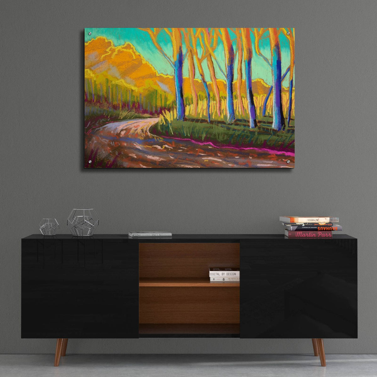 Around The Bend by Bebe Keith - 36x24 acrylic wall art in a room