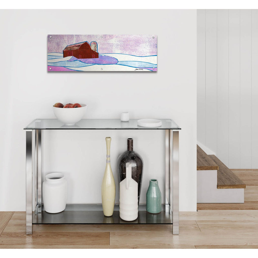 Barn 2 by Bebe Keith - 36x12 acrylic wall art in a room
