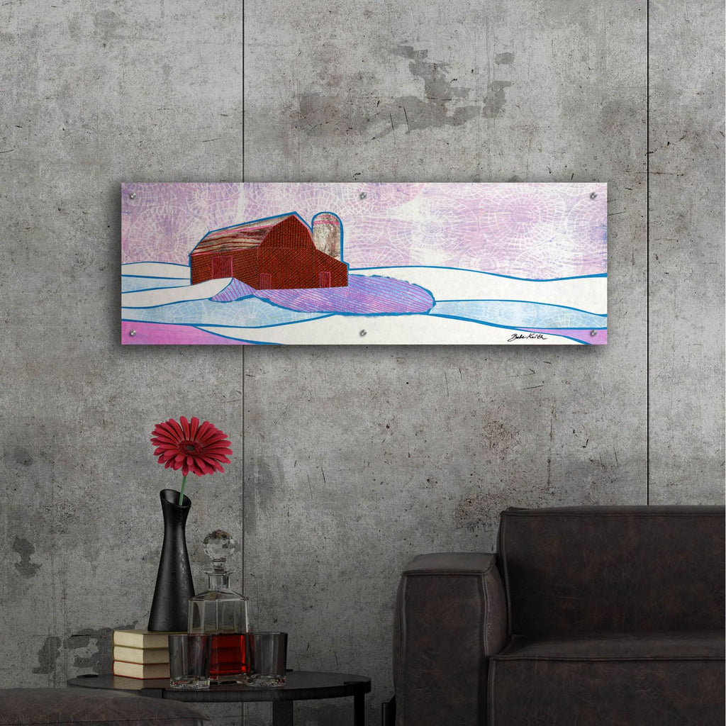 Barn 2 by Bebe Keith - 48x16 acrylic wall art in a room