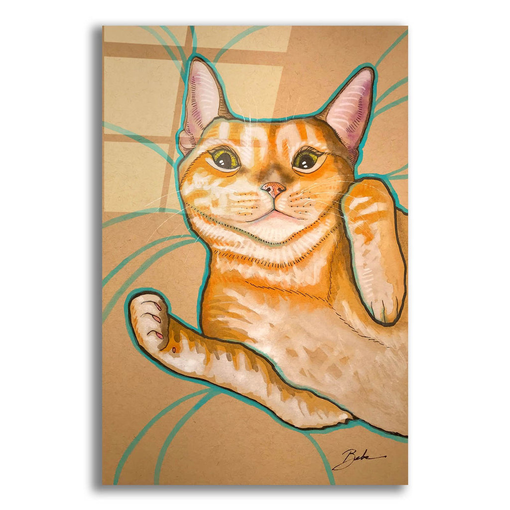 Belly Scratch by Bebe Keith acrylic glass wall art