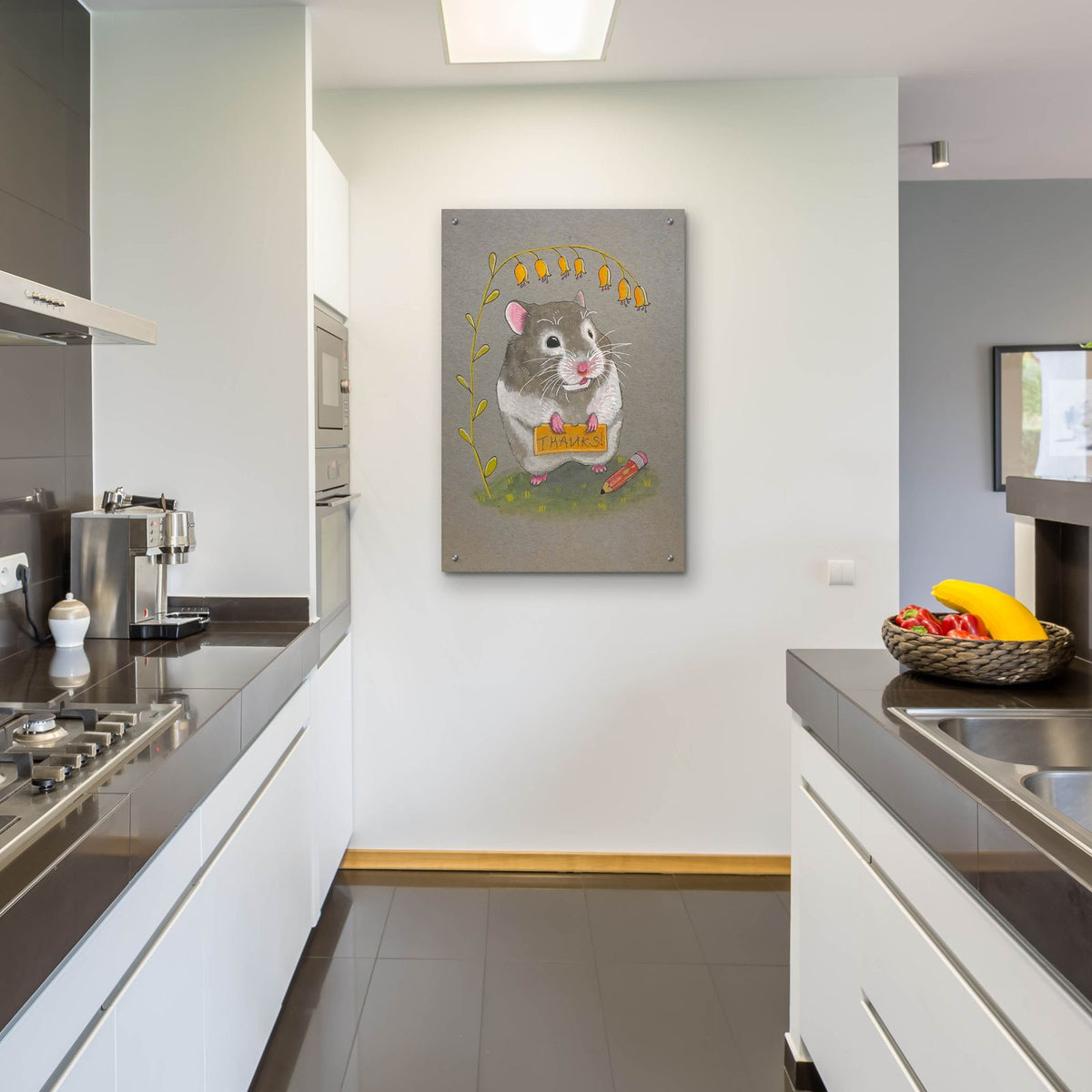 Big Thanks by Bebe Keith - 24x36 acrylic wall art in a room