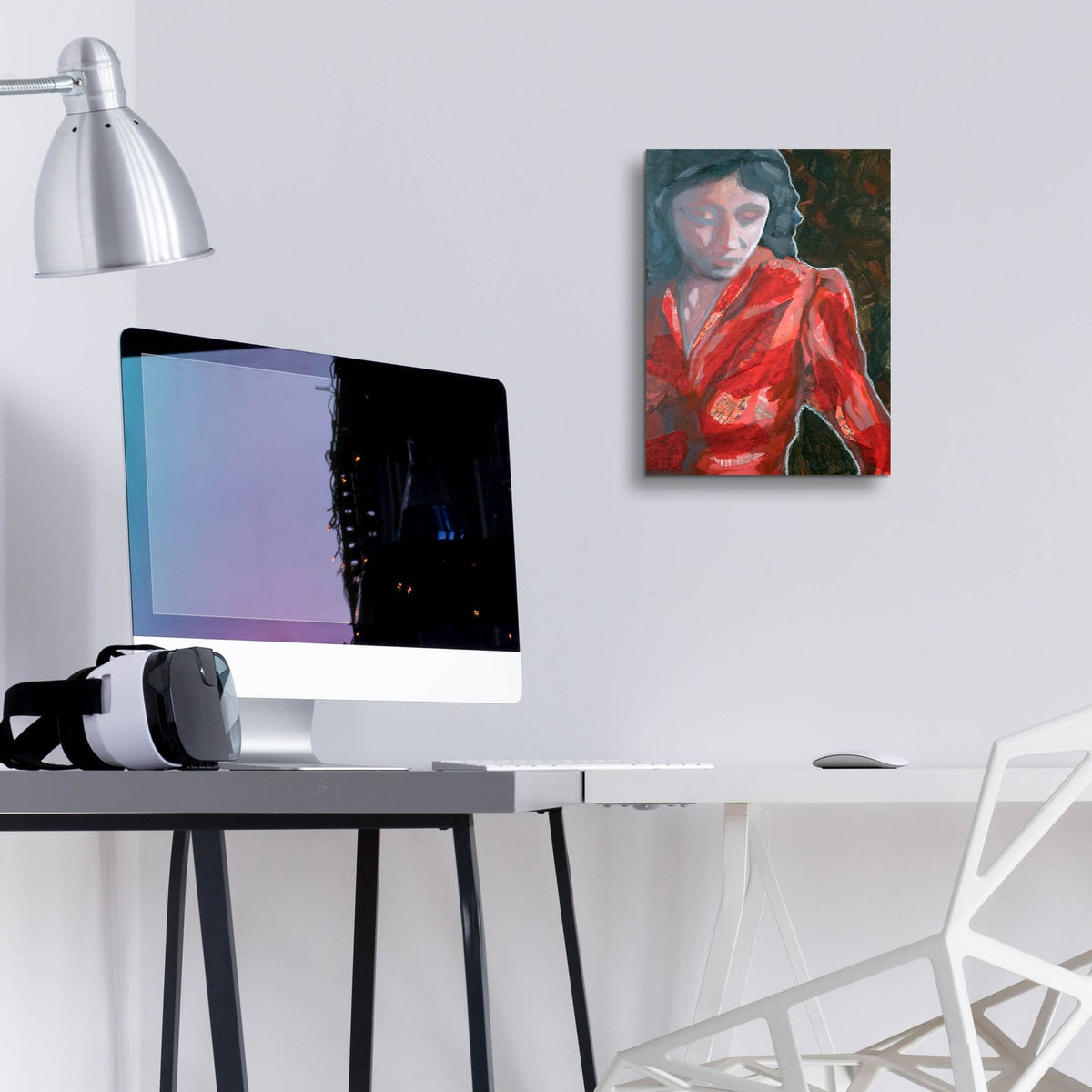Contemplation by Bebe Keith - 12x16 acrylic wall art in a room