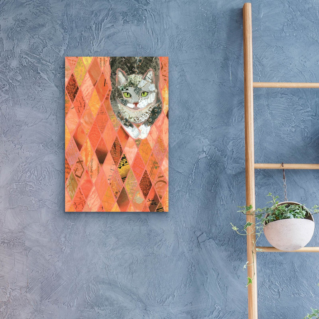 Cozy Kitty by Bebe Keith - 16x24 acrylic wall art in a room