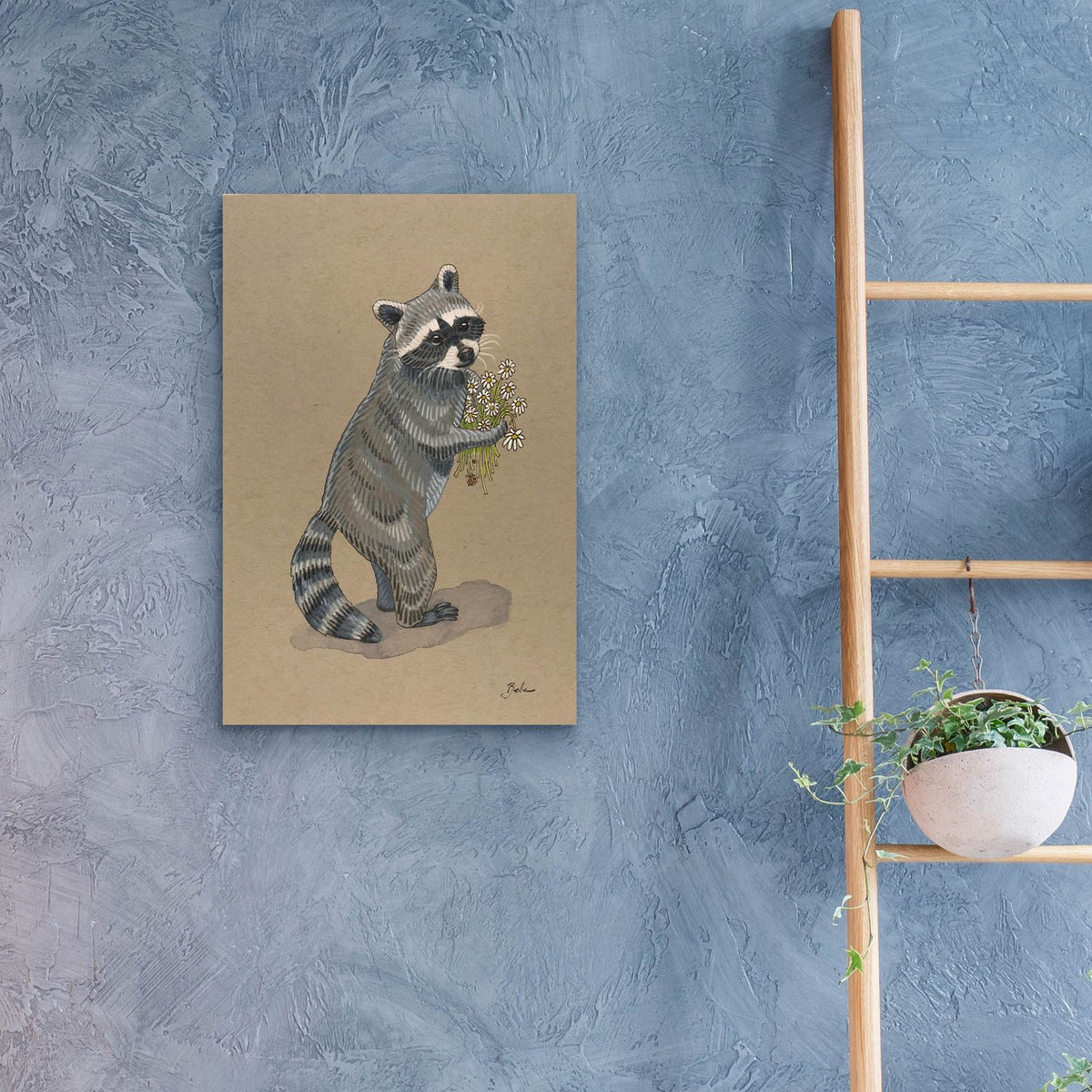 Daisy Coon by Bebe Keith - 16x24 acrylic wall art in a room