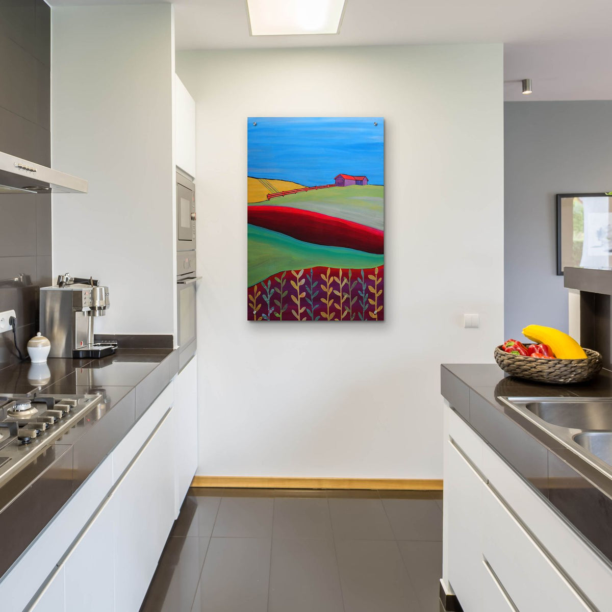 Farm 2 by Bebe Keith - 24x36 acrylic wall art in a room