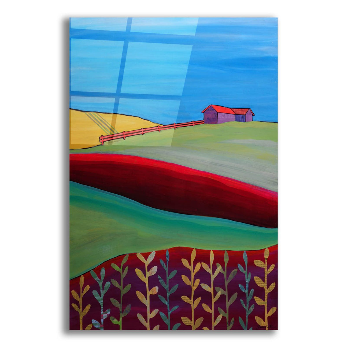 Farm 2 by Bebe Keith acrylic glass wall art