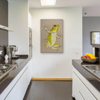 Free Tree Frog by Bebe Keith - 24x36 acrylic wall art in a room