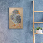 Gray Bird by Bebe Keith - 16x24 acrylic wall art in a room