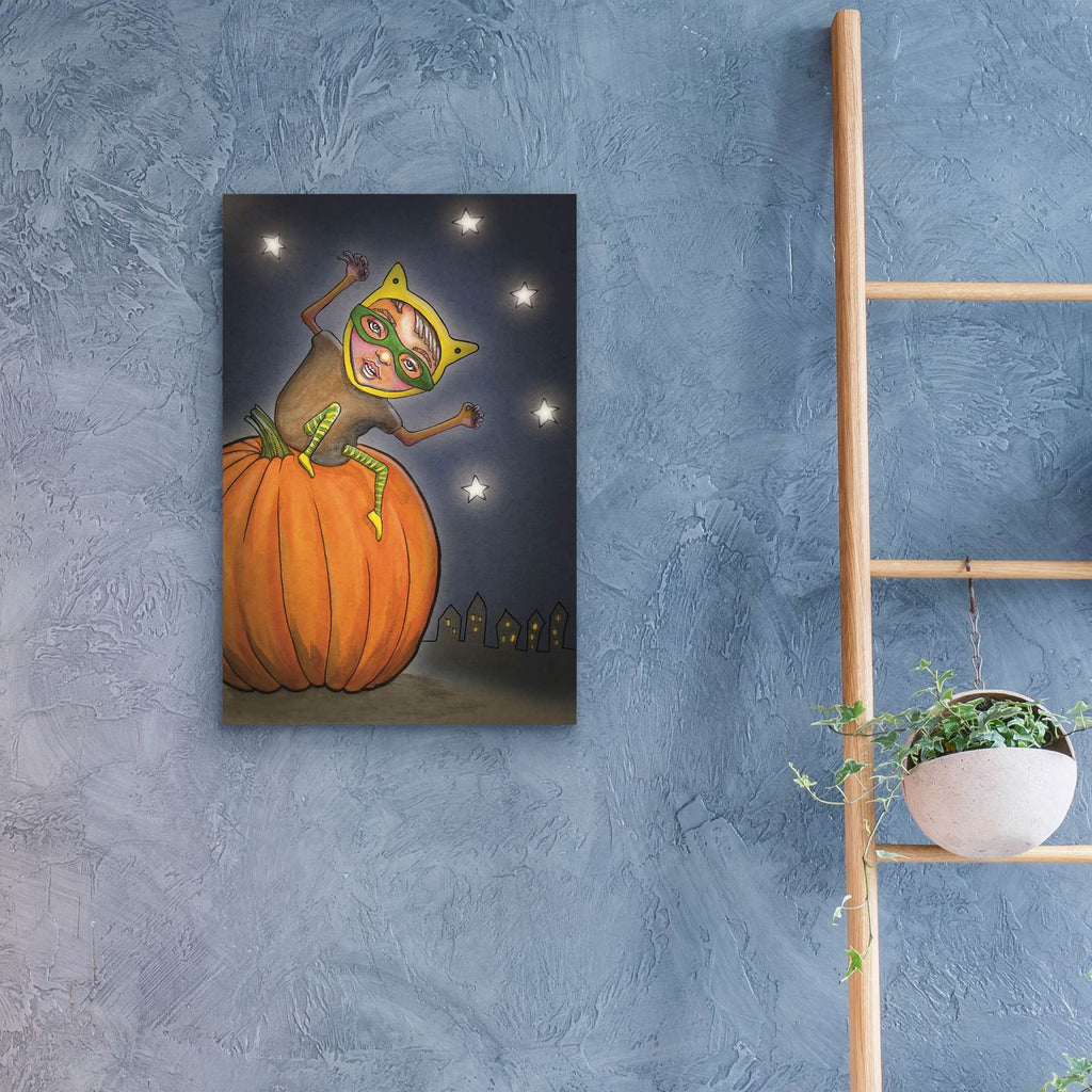 Great Pumpkin Fun by Bebe Keith - 16x24 acrylic wall art in a room