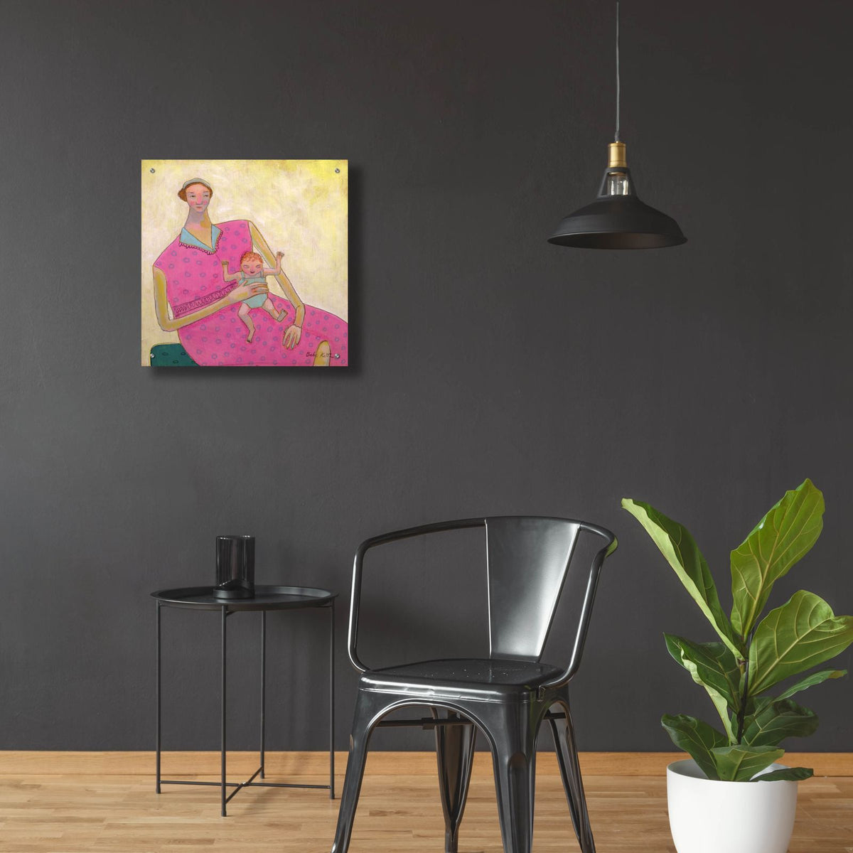 Happy Baby by Bebe Keith - 24x24 acrylic wall art in a room