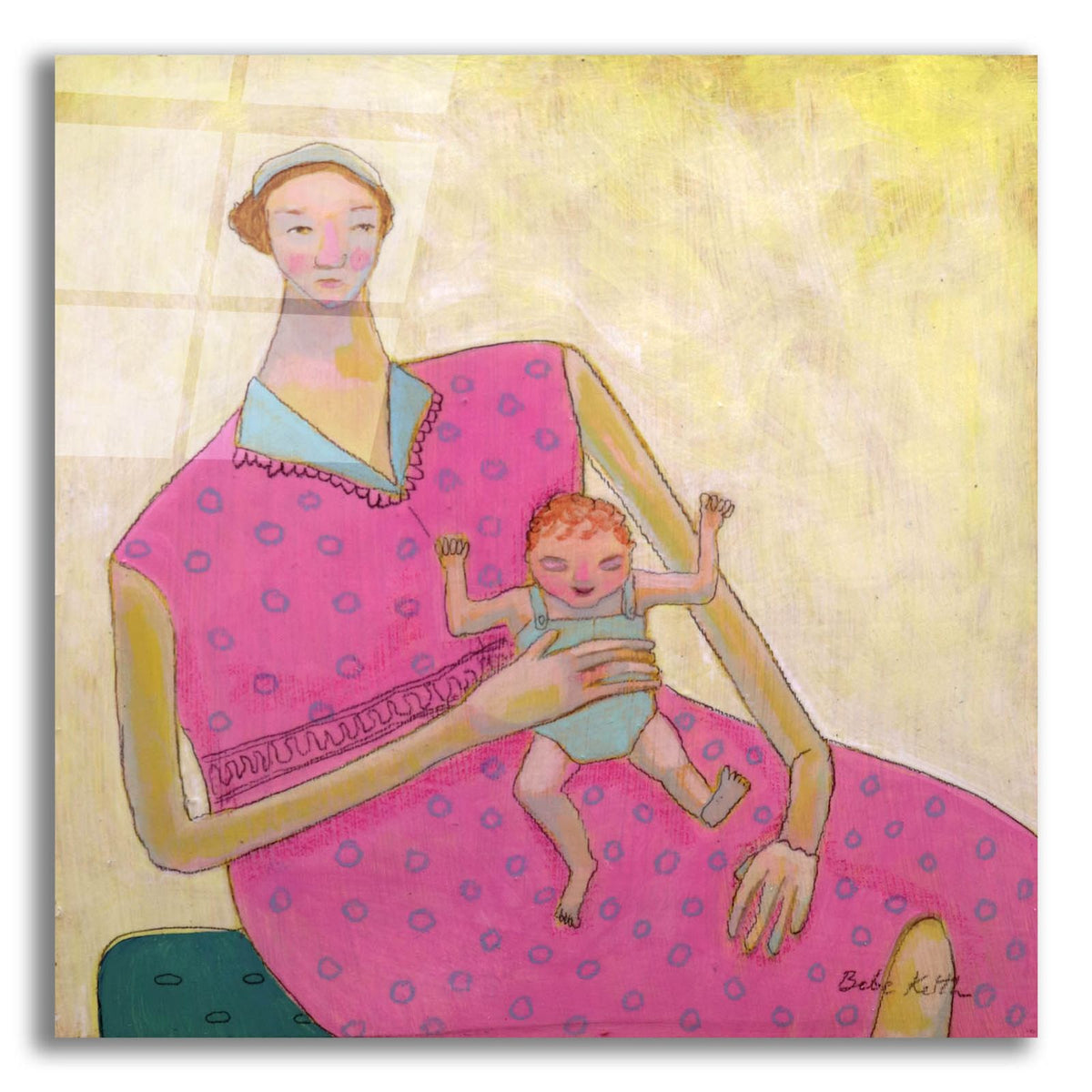 Happy Baby by Bebe Keith acrylic glass wall art