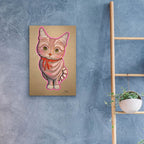Hello Cat by Bebe Keith - 16x24 acrylic wall art in a room