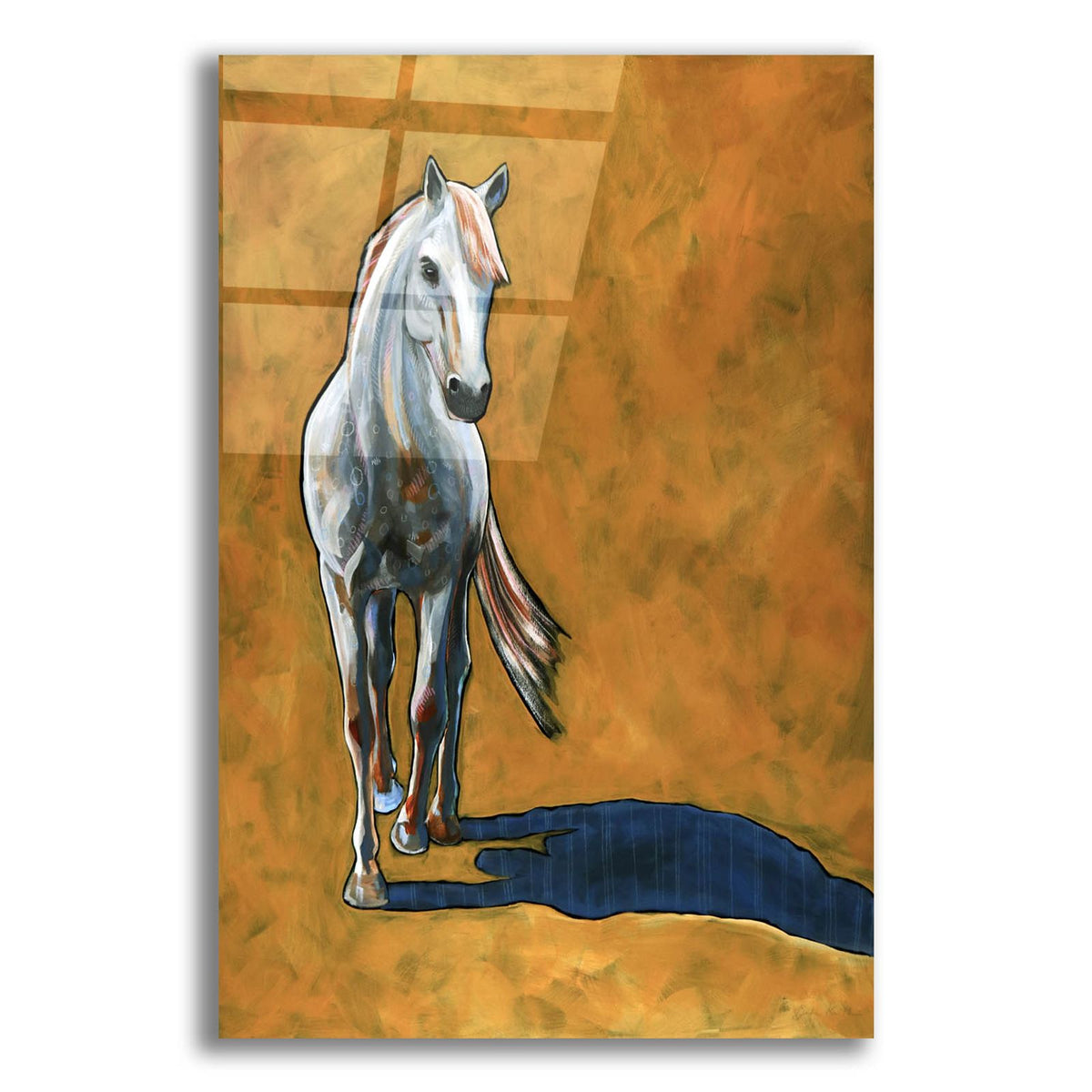 Horse Walk by Bebe Keith acrylic glass wall art