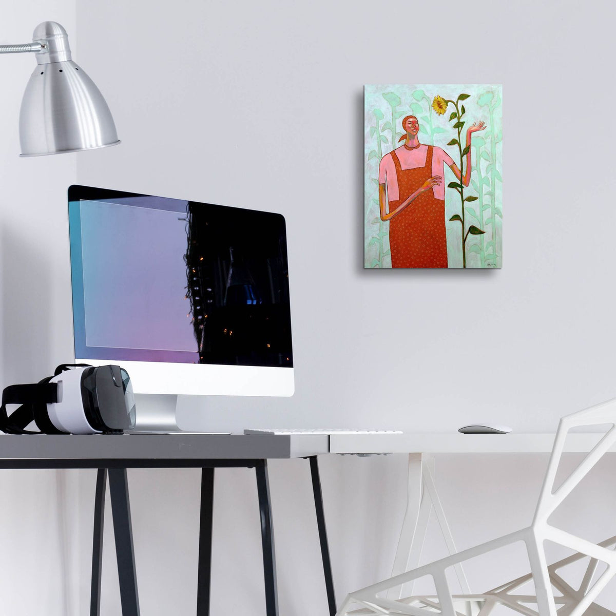 I Talk To My Plants by Bebe Keith - 12x16 acrylic wall art in a room