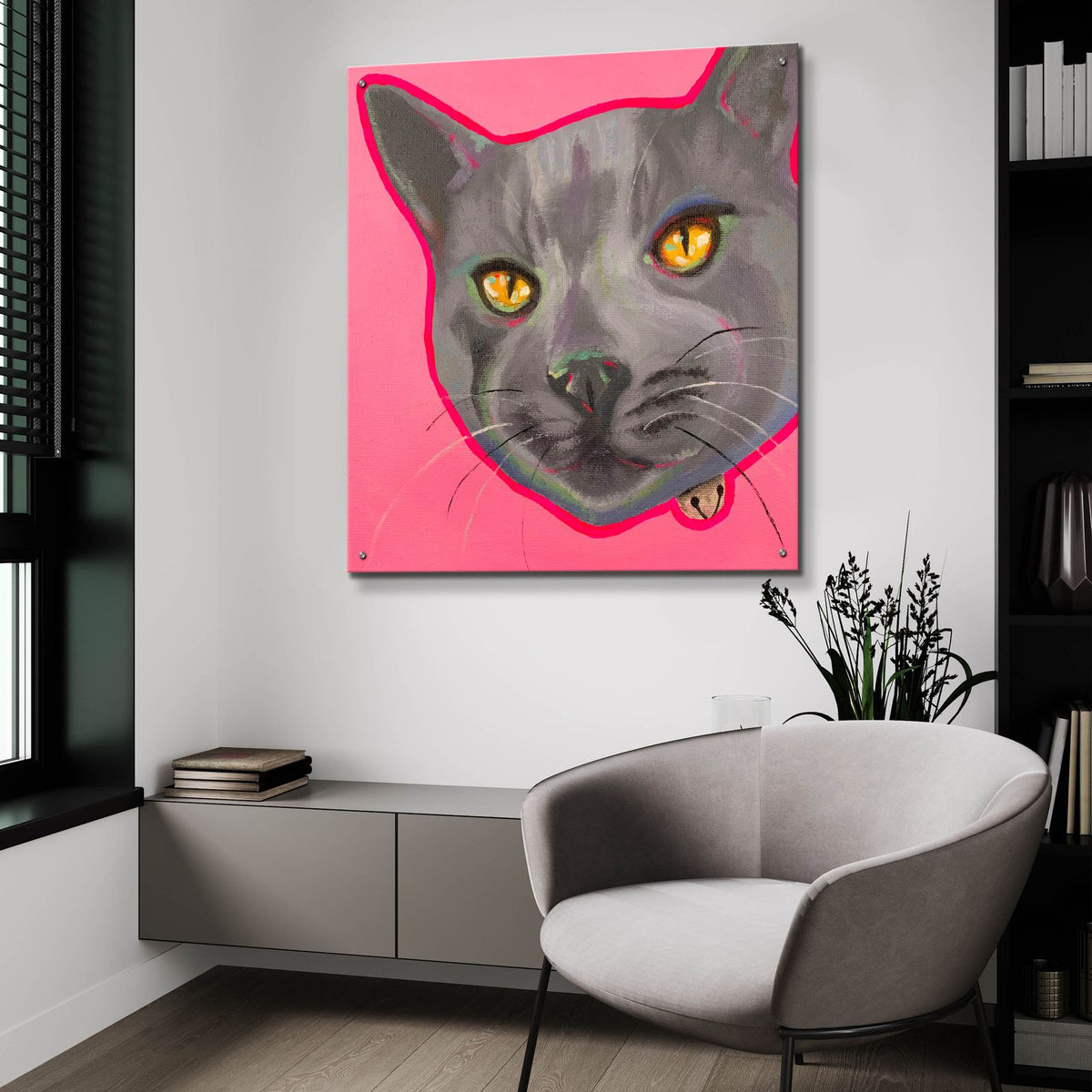 Jingle Bell by Bebe Keith - 36x36 acrylic wall art in a room