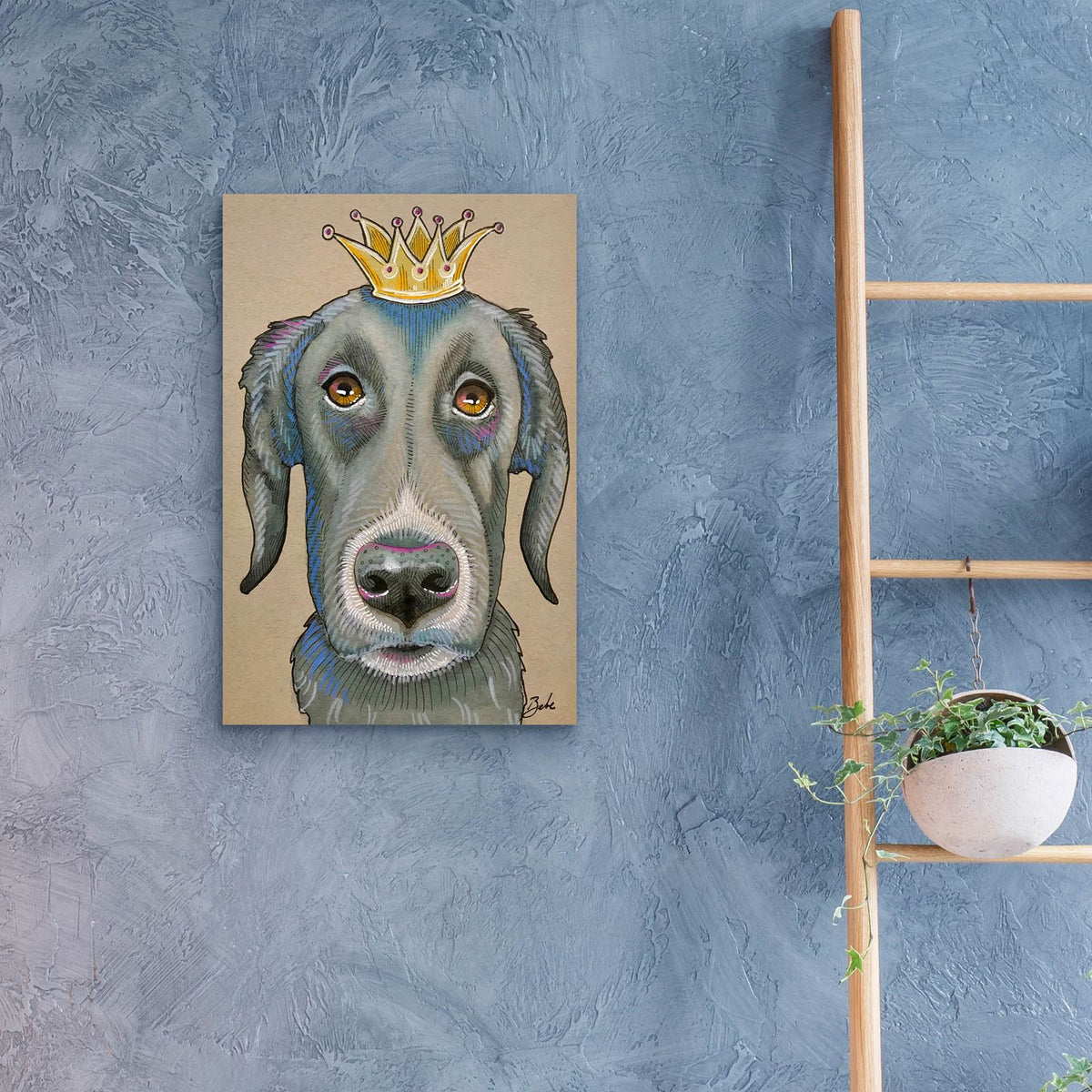 King For A Day by Bebe Keith - 16x24 acrylic wall art in a room