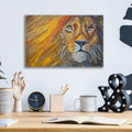 Main Lion by Bebe Keith - 16x12 acrylic wall art in a room