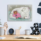 Me And Bear Are Like This by Bebe Keith - 16x12 acrylic wall art in a room