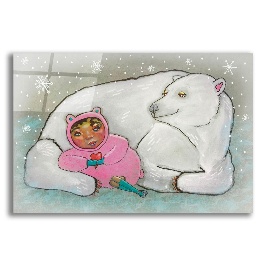 Me And Bear Are Like This by Bebe Keith acrylic glass wall art
