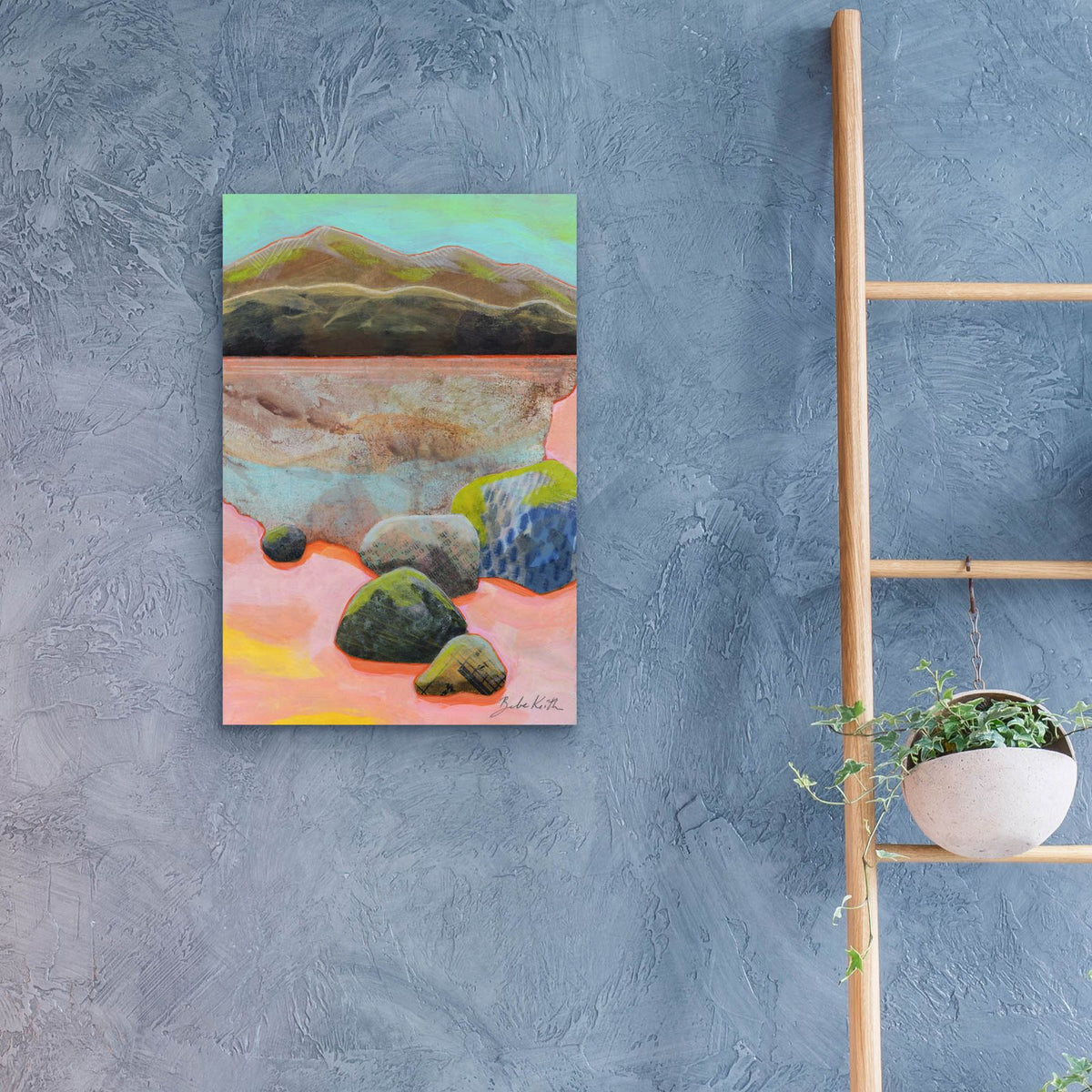 Morning On The Flats by Bebe Keith - 16x24 acrylic wall art in a room