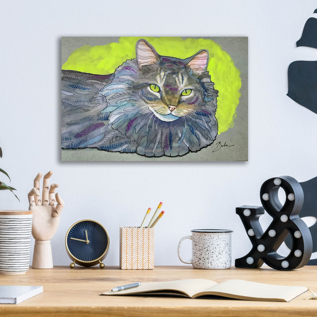 Nice Cat by Bebe Keith - 16x12 acrylic wall art in a room