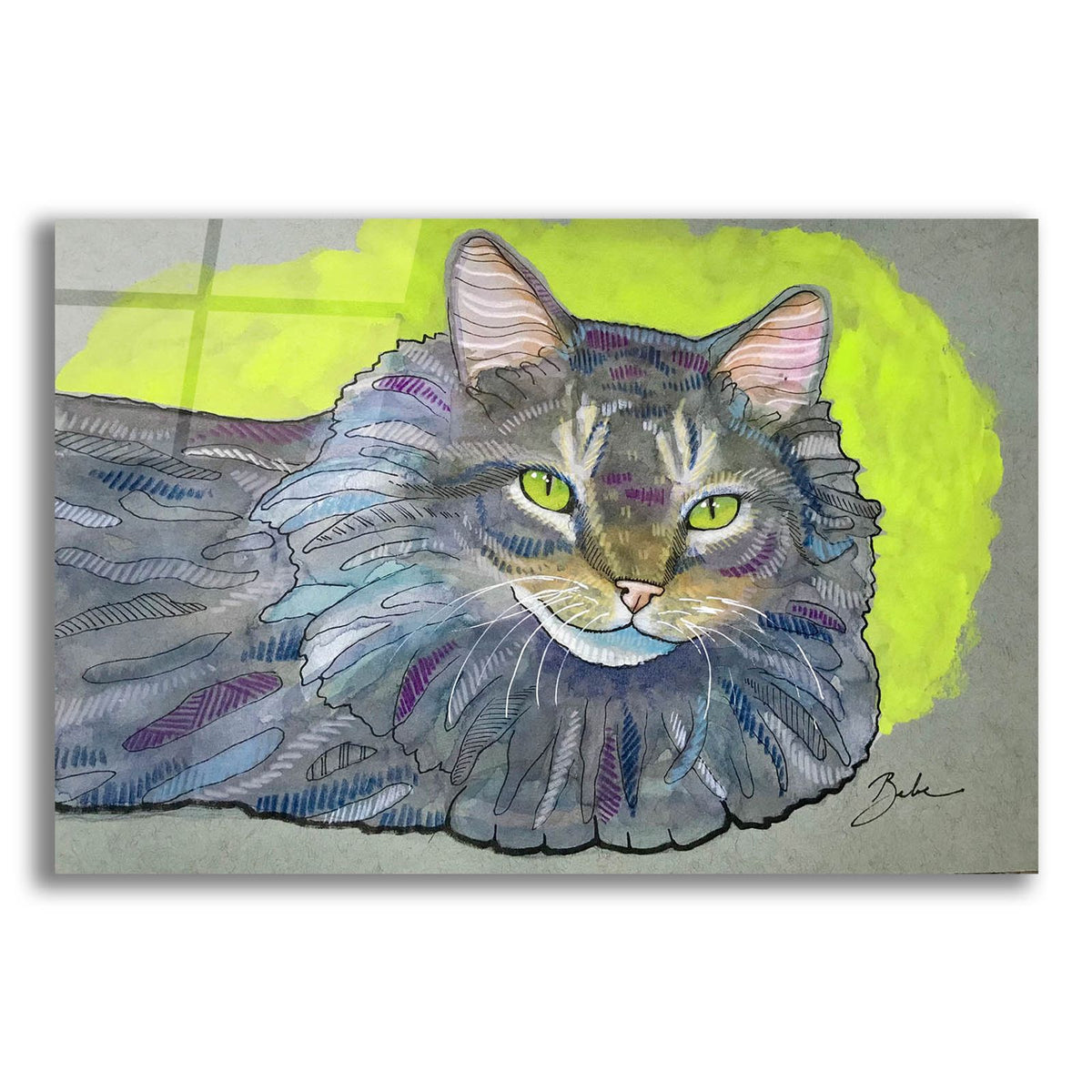 Nice Cat by Bebe Keith acrylic glass wall art