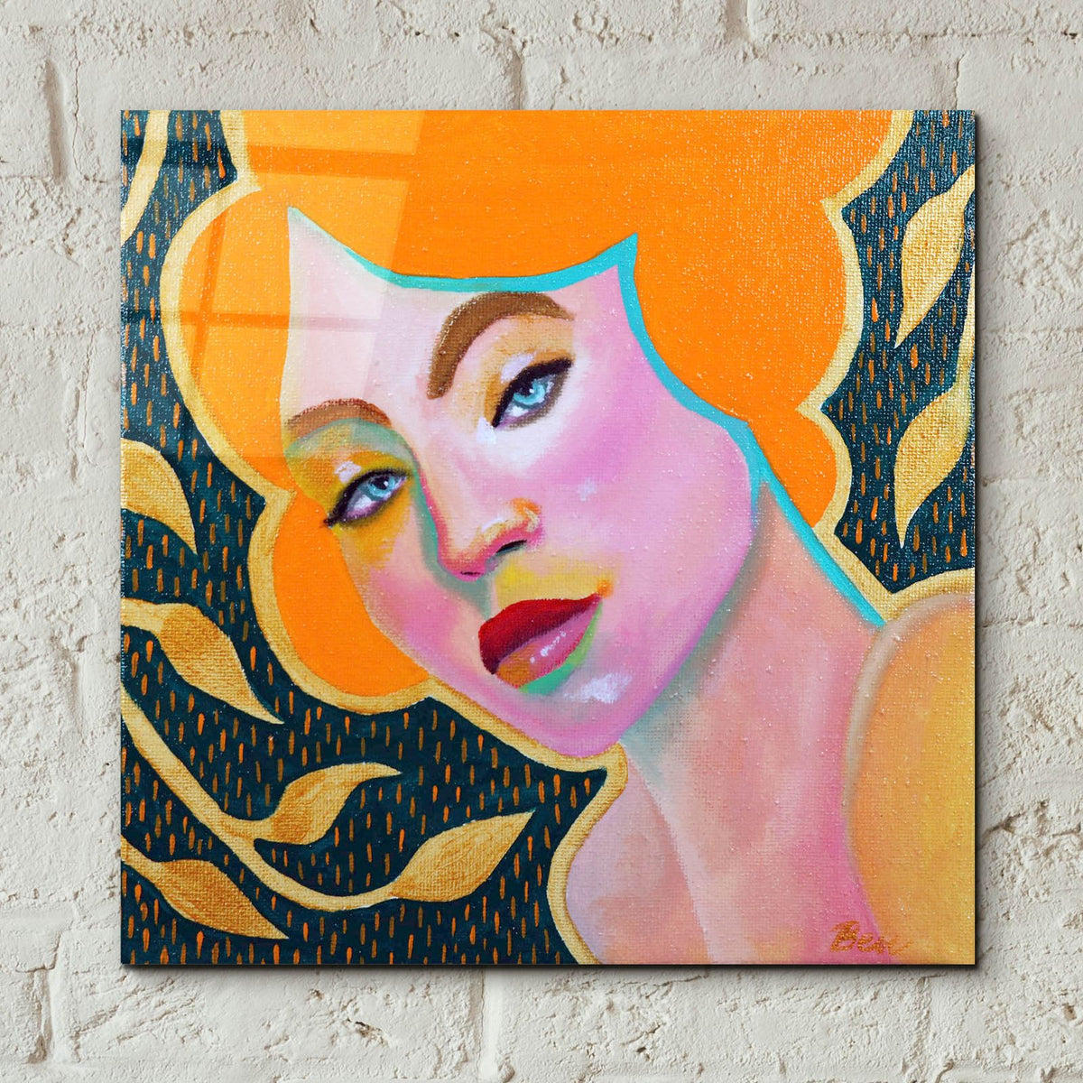 On A Full Moon Evening by Bebe Keith - 12x12 acrylic wall art in a room
