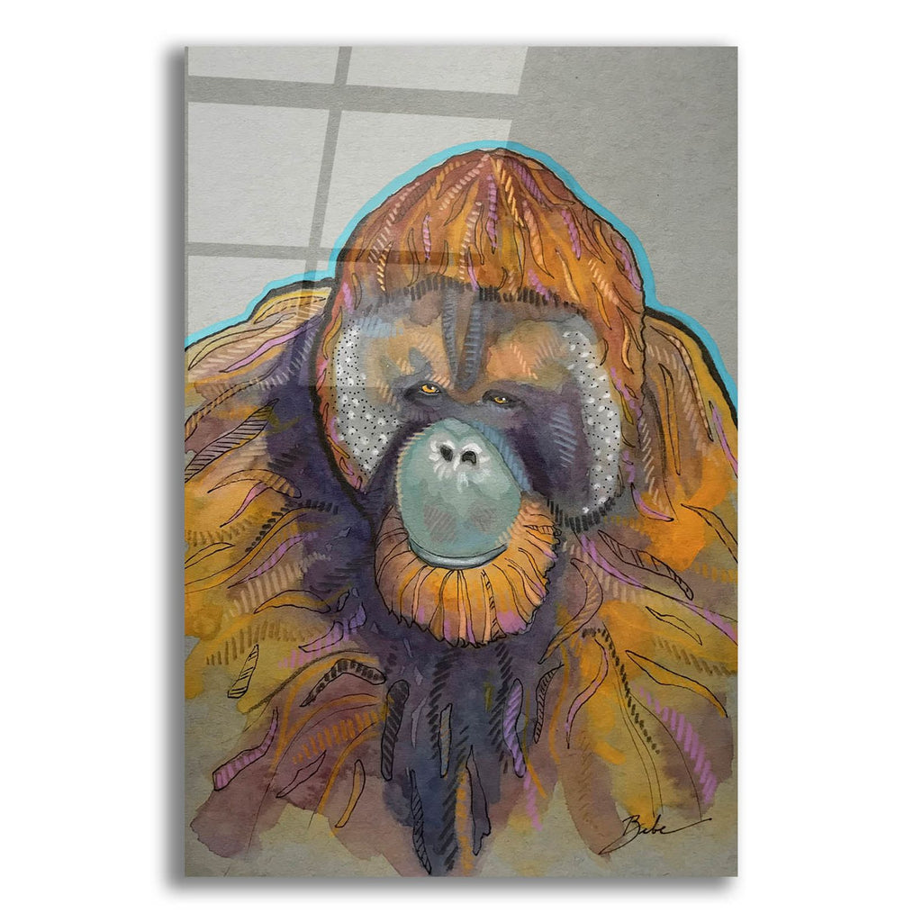 Orangutan by Bebe Keith acrylic glass wall art