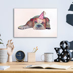 Party's Over by Bebe Keith - 16x12 acrylic wall art in a room