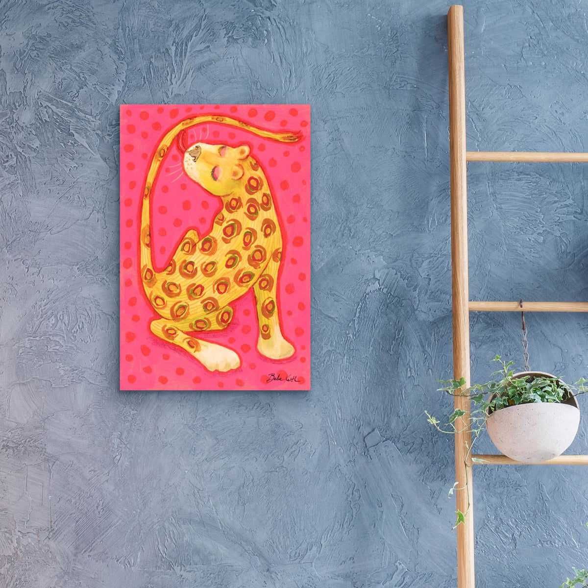 Preening by Bebe Keith - 16x24 acrylic wall art in a room