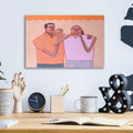 Pretzeling by Bebe Keith - 16x12 acrylic wall art in a room