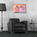 Pretzeling by Bebe Keith - 24x16 acrylic wall art in a room