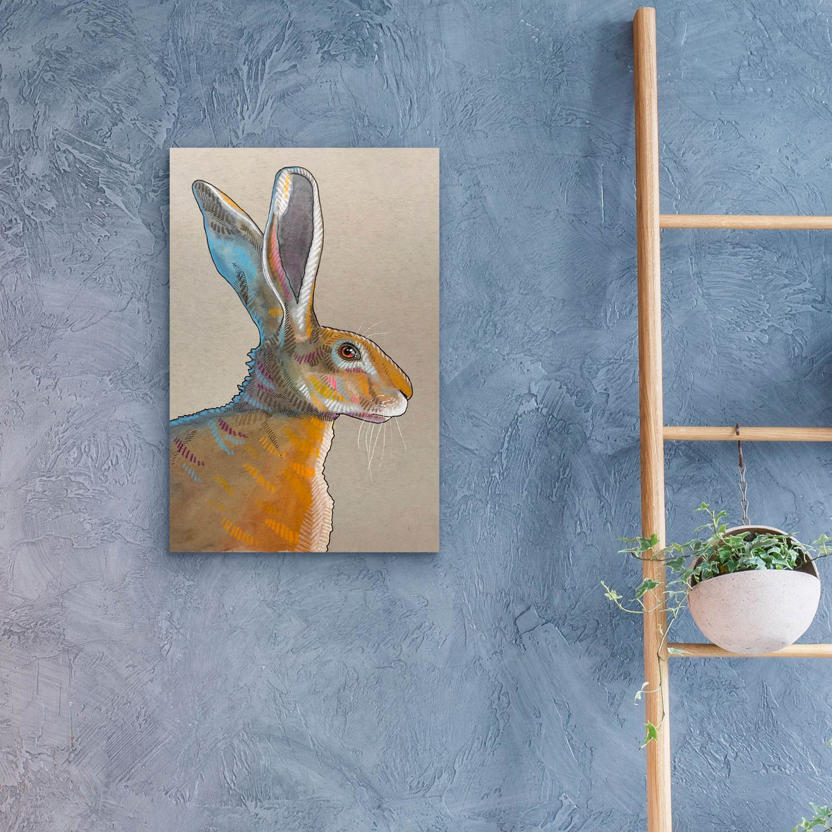 Rabbit Ears by Bebe Keith - 16x24 acrylic wall art in a room