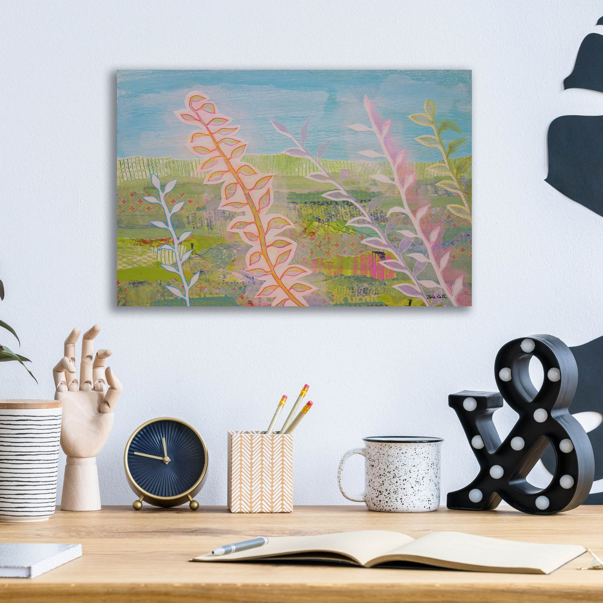 Seldom Is Heard A Discouraging Word by Bebe Keith - 16x12 acrylic wall art in a room