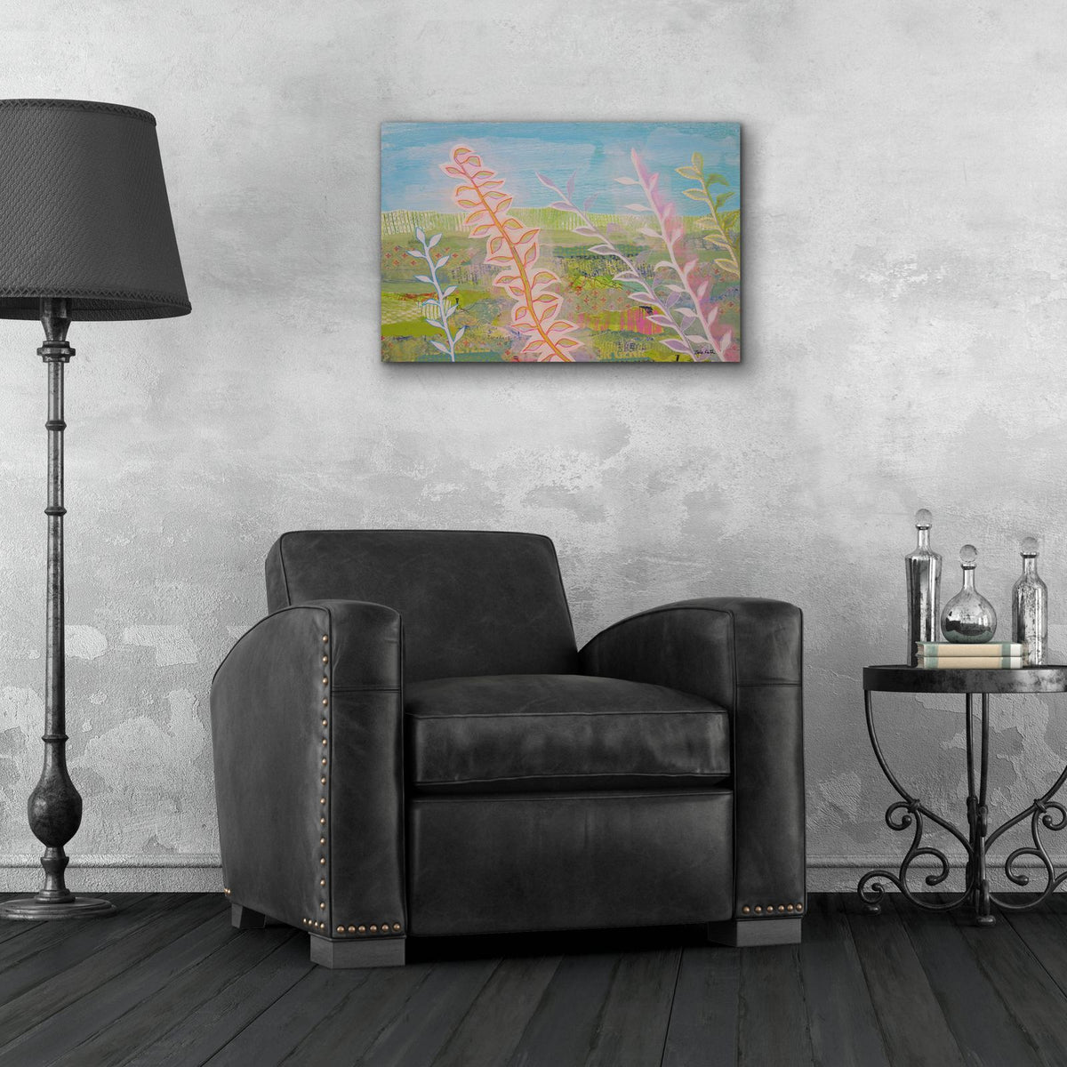 Seldom Is Heard A Discouraging Word by Bebe Keith - 24x16 acrylic wall art in a room