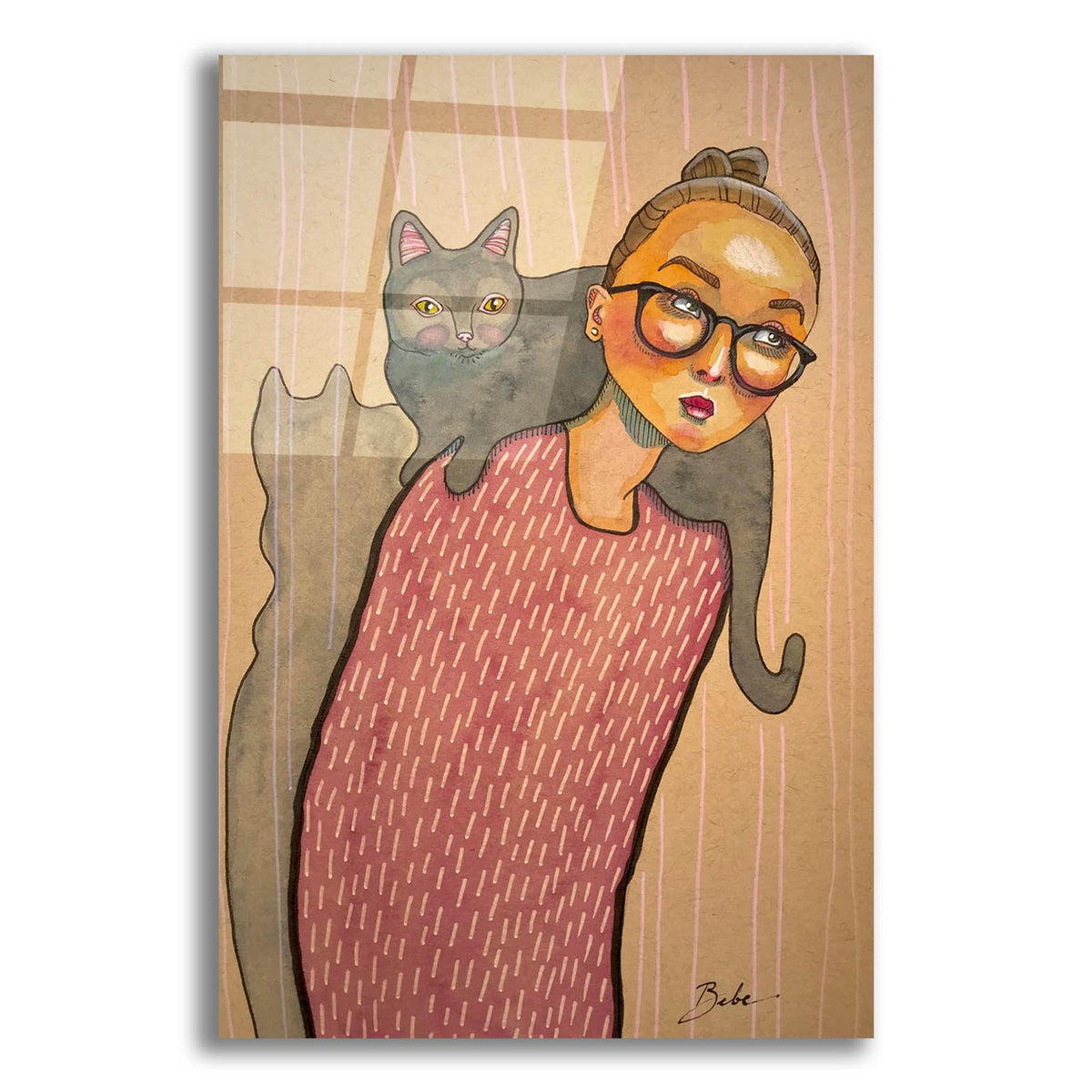 Shadowing by Bebe Keith acrylic glass wall art